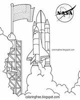 Coloring Nasa Pages Printable Getdrawings Kids Getcolorings Template sketch template