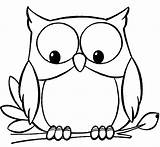 Patterns Owl Drawings Drawing Hibou Easy Kids Coloriage sketch template