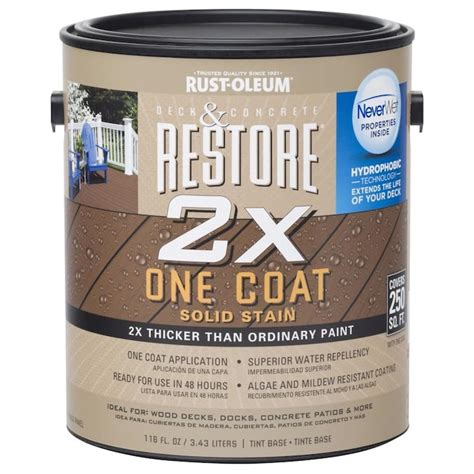 rust oleum restore tintable resurfacer actual net contents  oz