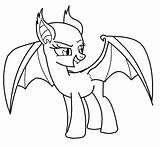Mlp Base Bat Alicorn Drawing Coloring Pages Pony Deviantart Template Baby Getdrawings Favourites Add sketch template