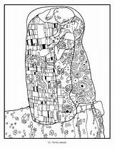 Klimt Gustav Obras Zeichnung Beso Colorare Mandalas Pomegranate Kiss Lineas Malbuch Malerei Disegni sketch template