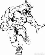Coloring4free Mascot Bfree Bulldogs sketch template