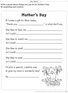 printable fill   blank mothers day poem dealicious mom