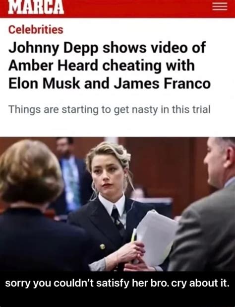 Celebrities Johnny Depp Shows Video Of Amber Heard Cheating With Elon