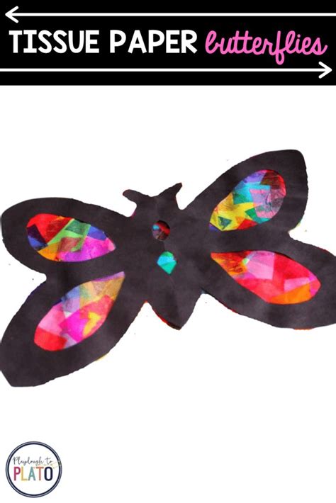 tissue paper butterfly craft butterfly crafts paper butterfly crafts