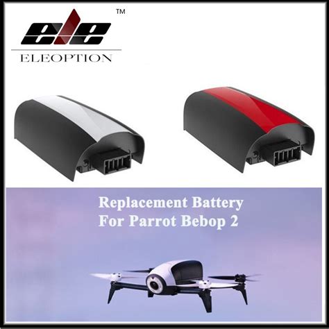 eleoption   mah upgrade rechargeable battery  parrot bebop  drone quadcopter