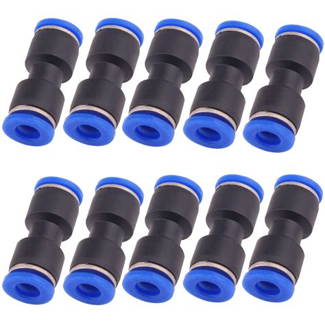 quick connect fittings mm   od dernord  pack plastic push  connect fittings tube