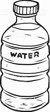Drink Wasserflasche Wasser Bw Getdrawings Clipground Clker sketch template