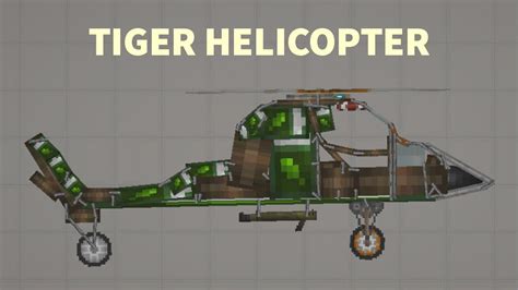 Tiger Helicopter Tutorial In Melon Playground 12 0 People Playground