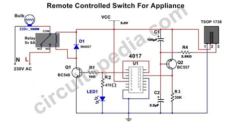 remote control switch circuit remote control   switch