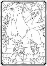 Pokemon Coloring Pages Card Entei Color Colouring Sheets Printable Craft Coloriage Crafts Adult Custom Choose Board sketch template