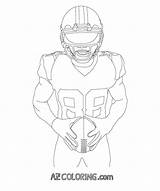 Cowboys Coloring Pages Simble Football sketch template
