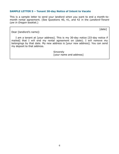 tenant move  letter  examples format sample examples