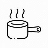 Boiling Boil Iconfinder Burner Bunsen Beaker sketch template