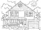 rooms   house coloring pages  printable