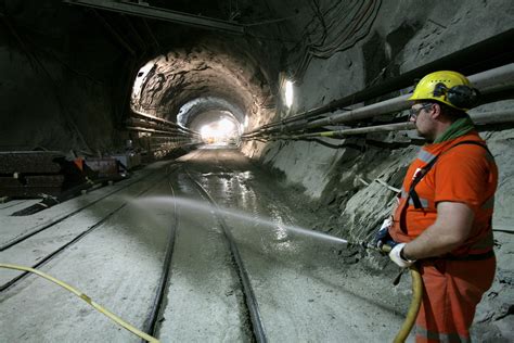 longest deepest rail tunnel  earth  opened    weird gizmodo australia
