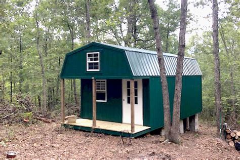 Lofted Cabins Pre Built Portable Lofted Cabin By Countryside Sheds Llc