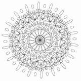 Spirograph Coloring sketch template