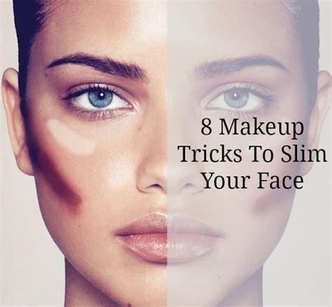 8 makeup tricks to slim your face beauty 101 makeup tips makeup beauty makeup