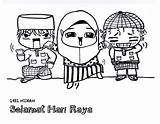 Raya Hari Colouring Pages Print Search Again Bar Case Looking Don Use Find sketch template