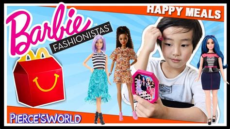 Barbie Doll Fashionistas Mcdonald S Happy Meal Toys 2017