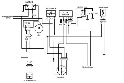 cc scooter ignition wiring diagram service info  owners manuals