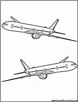 Coloring Boeing Pages Fun sketch template