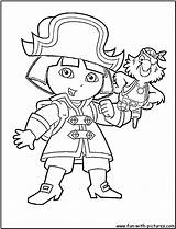 Dora Fun sketch template