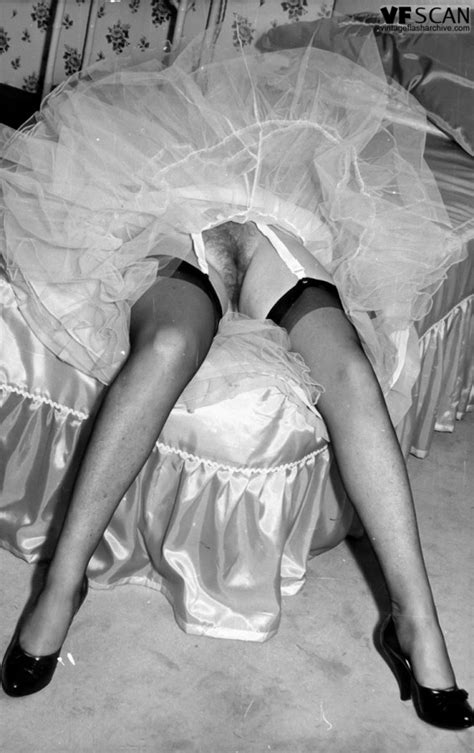 black n white vintage porn with upskirt teasers in classy hosiery