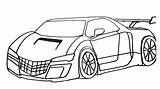 Mobil Balap Menggambar sketch template