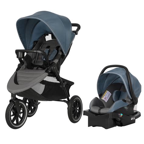 evenflo folio stroll jog travel system stroller  tone skyline