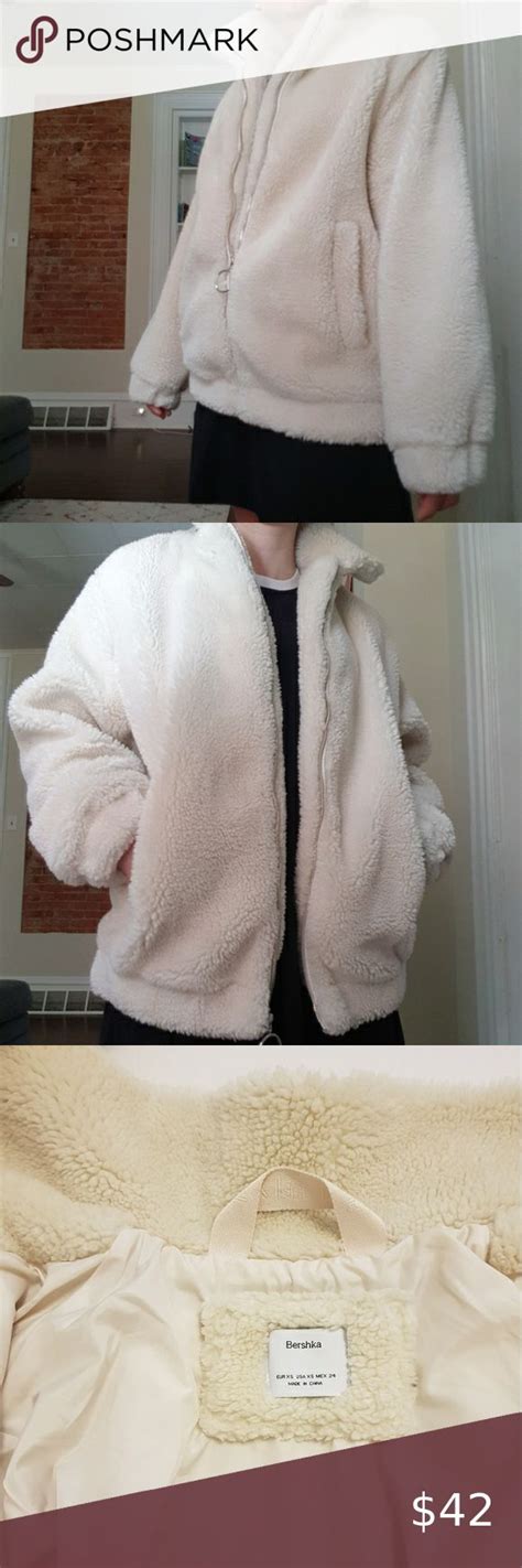 bershka teddy coat teddy coat bershka jacket clothes design