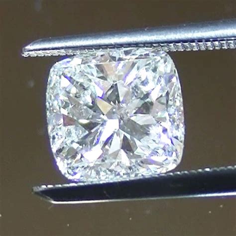 carat cushion cut diamond  enhancements