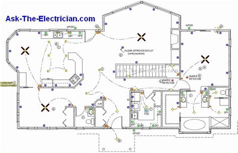 house electrical schematic diagram