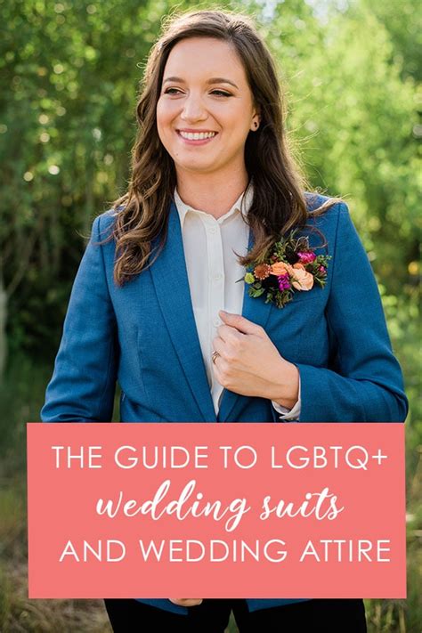 the guide to lgbtq wedding suits and wedding attire