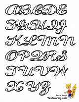 Cursive Letters Alphabet Print Fonts Drawing Outs Coloring Pages Fancy Stencils Cool Chart Capital Lettering Letter Bubble Graffiti Yescoloring Writing sketch template
