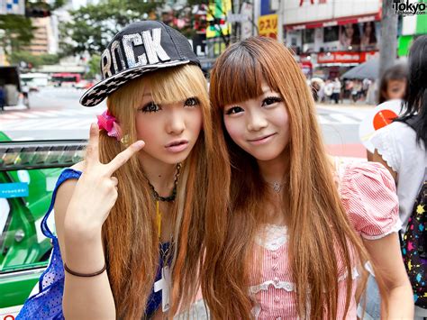 Blonde Shibuya Gyaru Two Fun Japanese Girls On The Street  Flickr