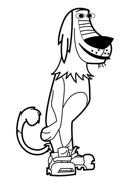 johnny test coloring pages letscoloringpagescom dukey