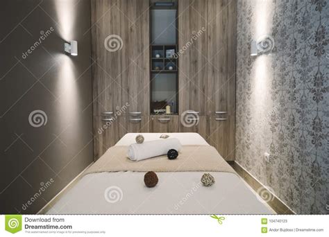 Modern Massage Room With Beautiful Interior Stock Image