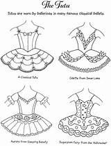 Ballet Coloring Dance Crafts Pages Dover Publications Doverpublications Colouring sketch template