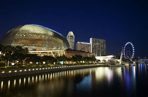 world visits esplanade theatre  singapore