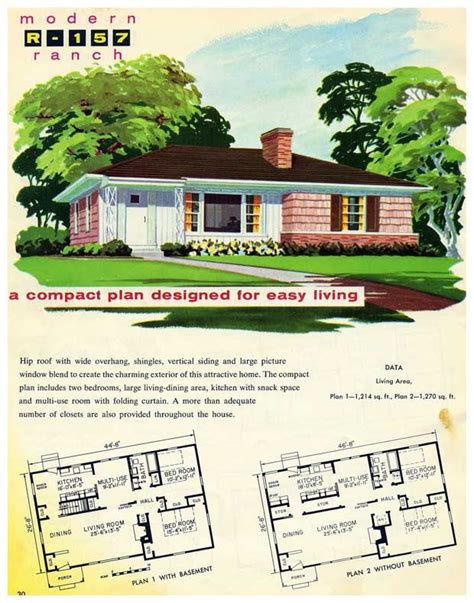 pin   geller  house plans ranch style house plans ranch exterior vintage house plans