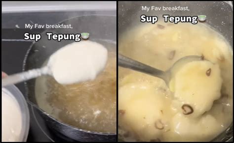 Wanita Kongsi Cara Buat Sup Tepung Rupanya Ramai Tak Pernah Dengar