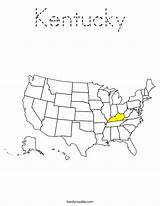 Kentucky Coloring Built California Usa Outline sketch template