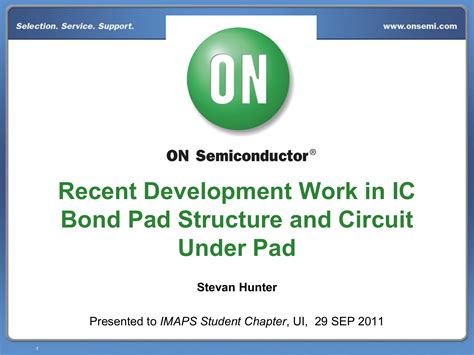 development work  ic bond pad structure  circuit