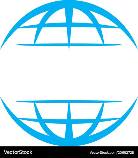 world logo template royalty  vector image vectorstock