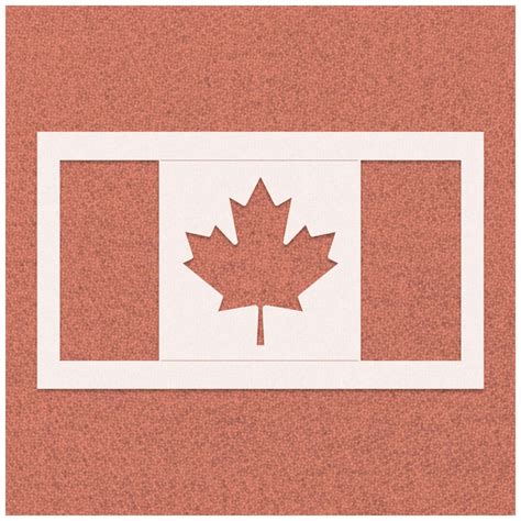 flag  canada stencils canadian flag stencil maple leaf stencil