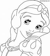 Coloring Pages Snow Disney Princess Fanpop Printable Neige Blanche sketch template