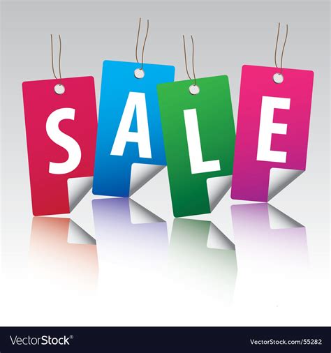 sale signs royalty  vector image vectorstock