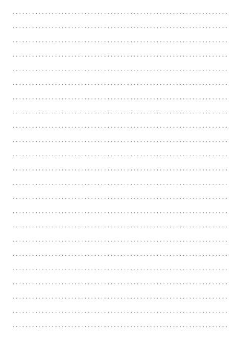 dotted lined paper printable